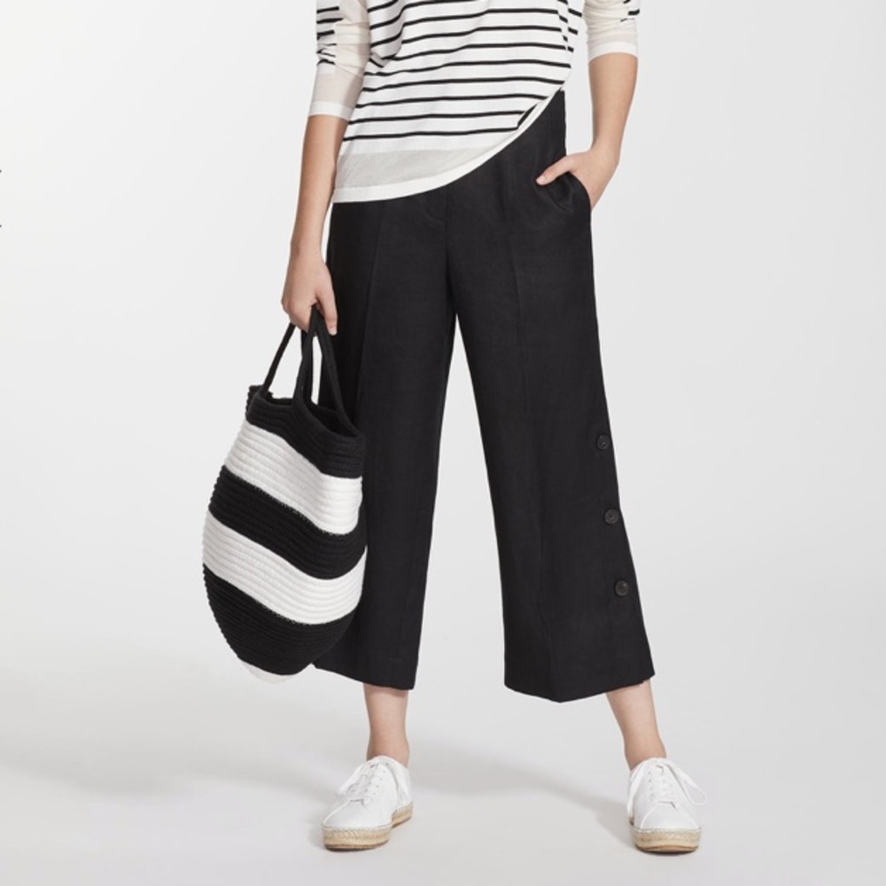 Lafayette 148 blue Capri pant